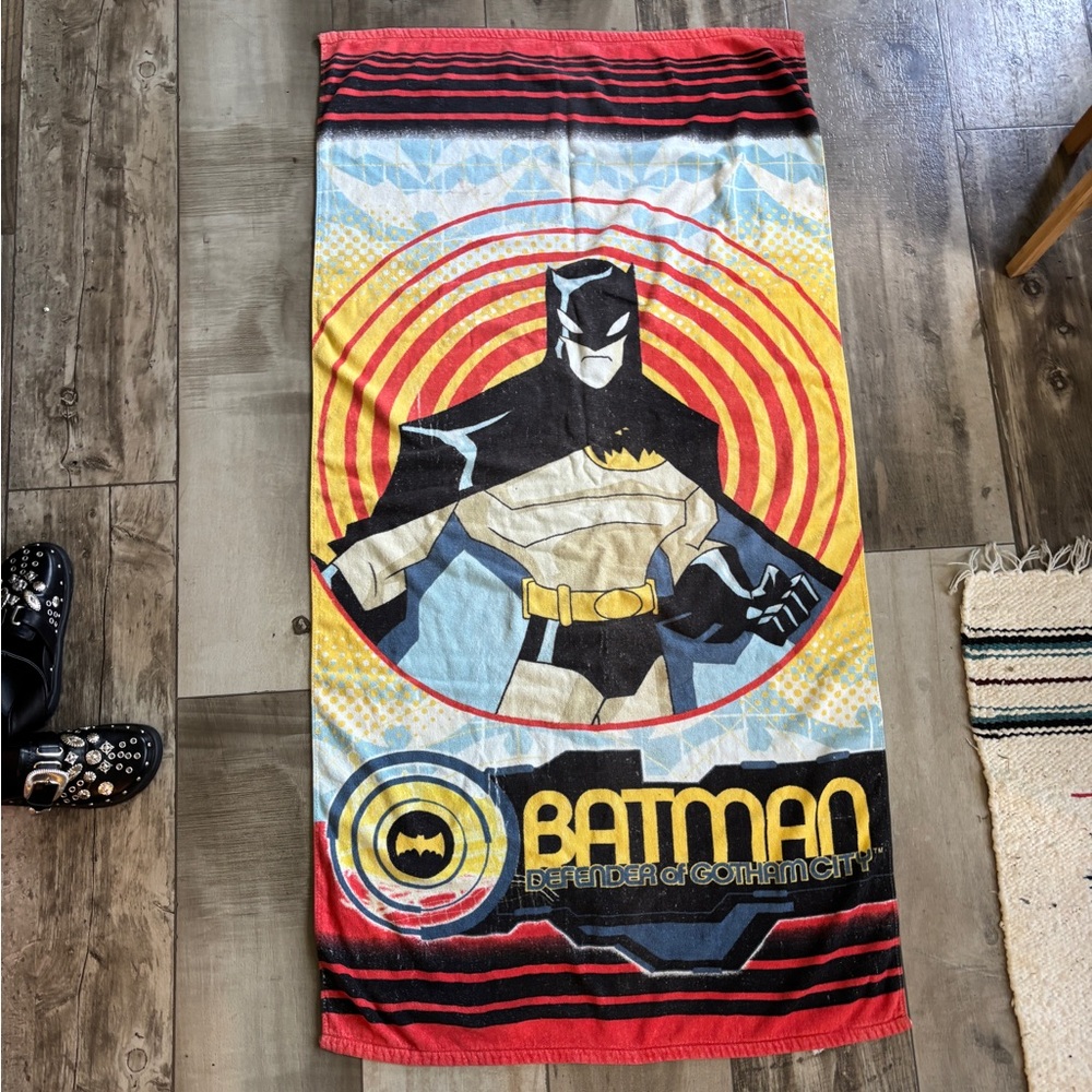 Vintage Batman Beach Towel